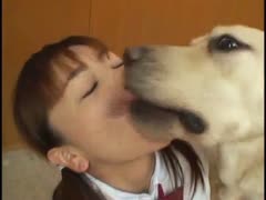 Student learning sex lessons from doggy